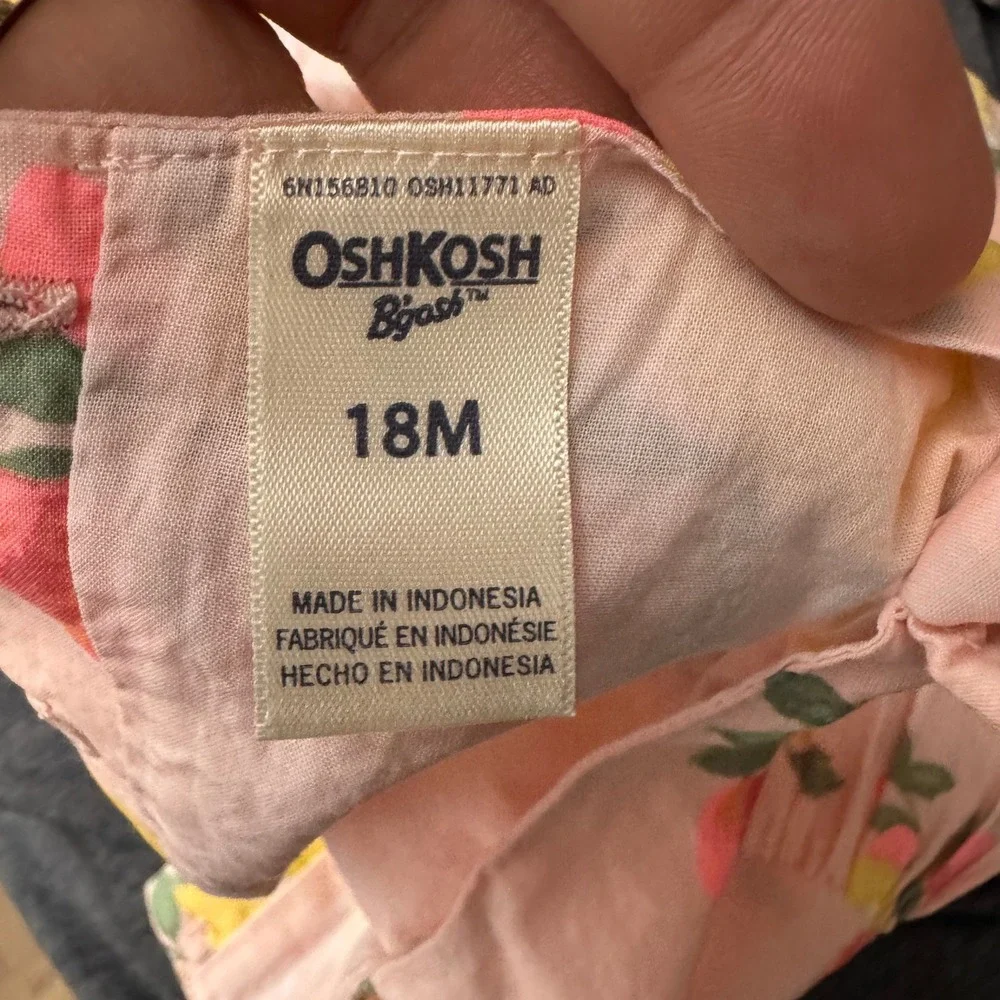 OshKosh Bgosh measurements chest
